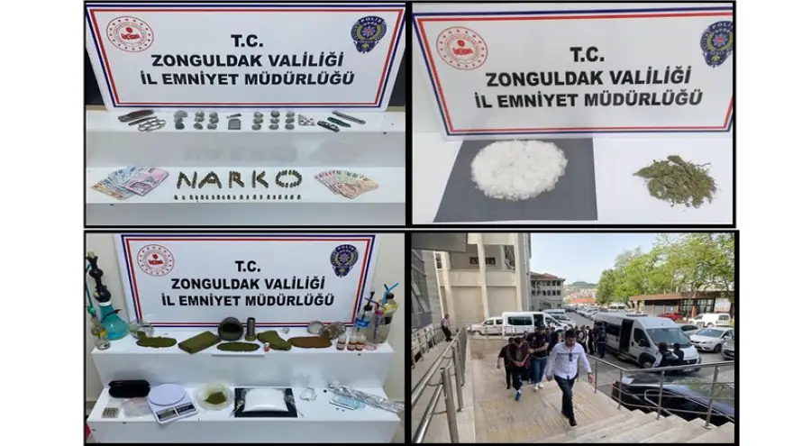 Uyuşturucu operasyonunda yakalanan 9 şüpheli tutuklandı