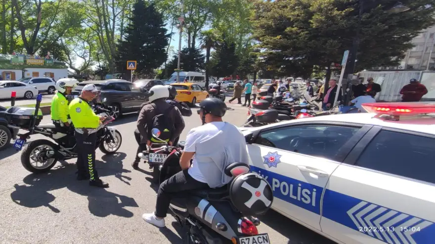 32 araç kontrol edildi...