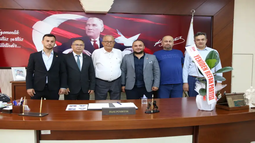 Yeniden Refah Partisi Yönetimi, Başkan Posbıyık’ı Ziyaret Etti