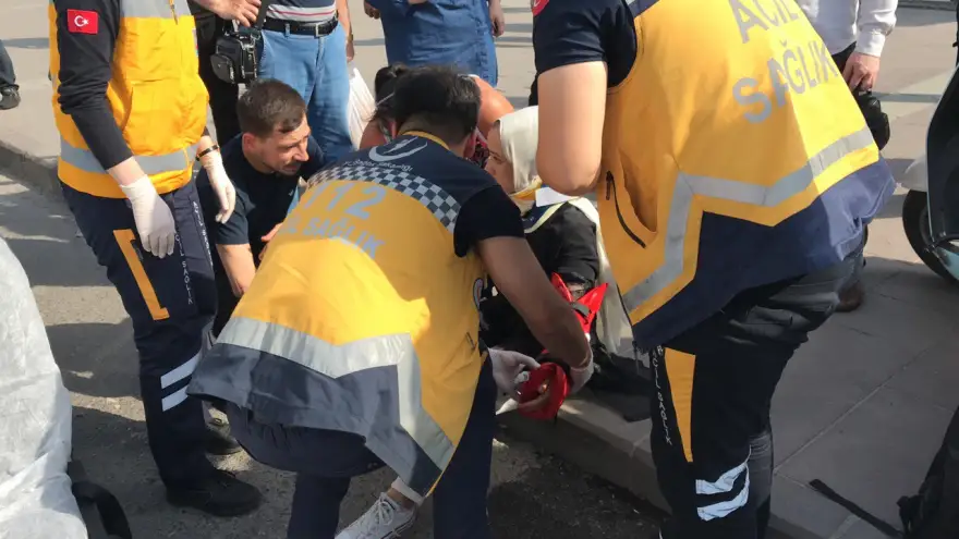 Trafik kazası: 1 Yaralı 