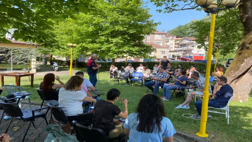 Gönüllü İtfaiyeci Kursunda Saha Eğitimlerine Başlandı