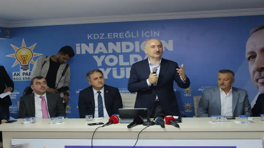 Bakan Karaismailoğlu Ereğli'ye geldi