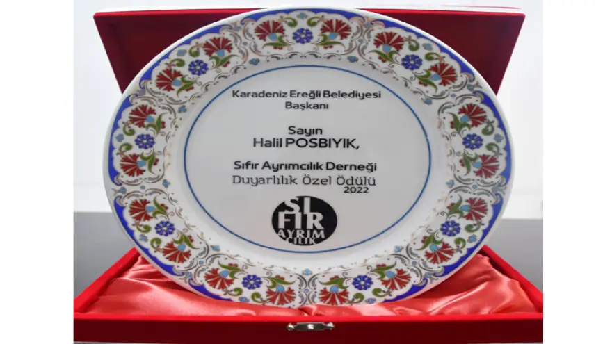 Başkan Posbıyık'a "Duyarlılık Özel Ödülü" Verildi..