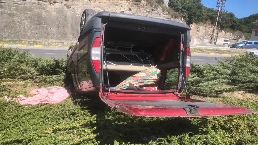 Takla attı, refüje çıktı