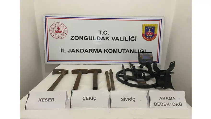 Ereğli'de define avcısı suçüstü yakalandı