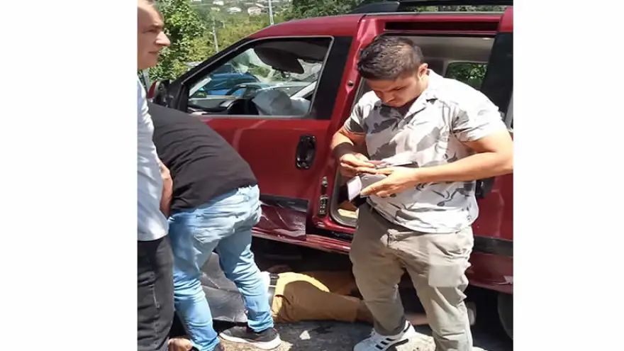 Trafik Kazası: 2 Yaralı