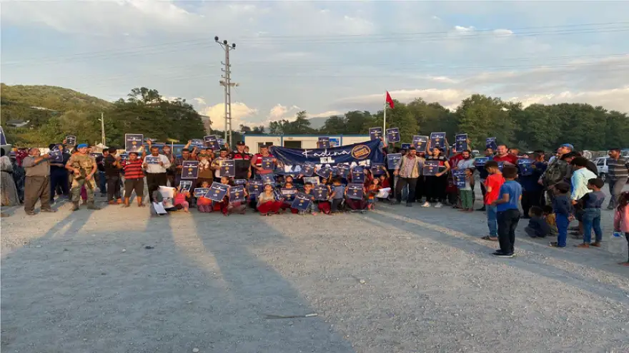 Fındık işçilerine bilgilendirme yapıldı...