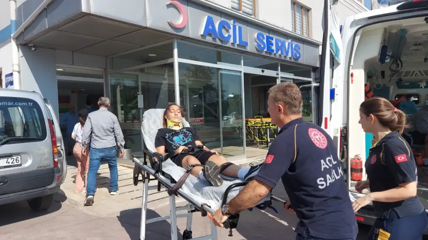 Motosiklet kazası: 2 Yaralı