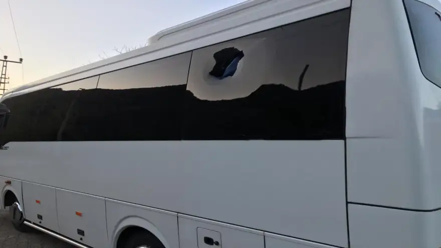 Ereğli Belediyespor taraftarlarını taşıyan otobüse saldırı
