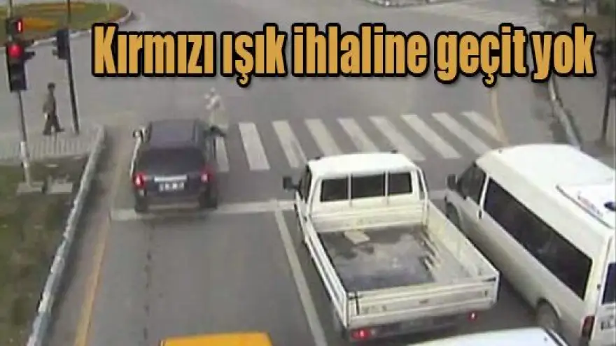 Ereğli'de kırmızı ışık ihlali sürücülere ceza yağdı