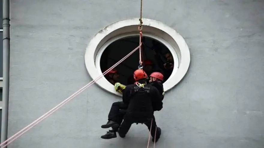 Ereğli Belediyesi'nde yangın ve tahliye tatbikatı yapıldı