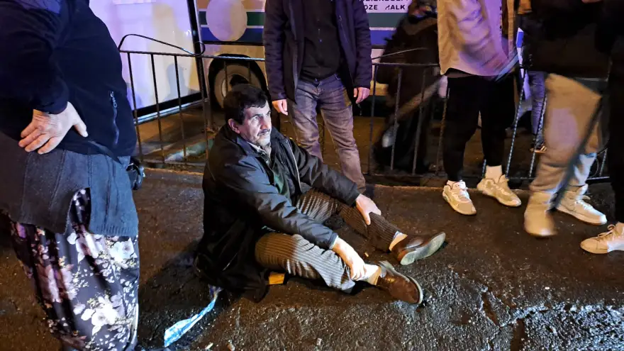 Karşıya geçmeye çalışan yayaya çarptı