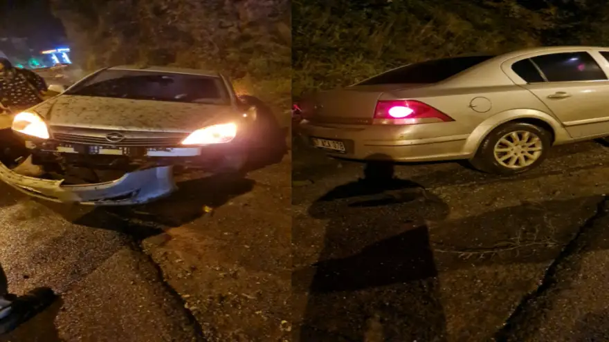 Kaza yaptı, olay yerinden kaçtı