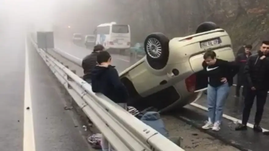 Zonguldak- Ereğli yolunda trafik kazası: 2 Yaralı