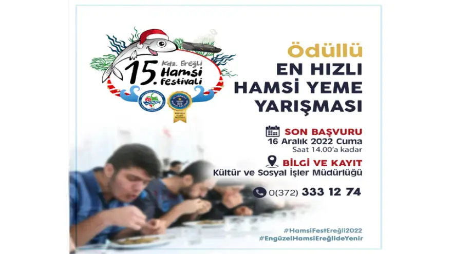 En hızlı Hamsi yeme yarışması...