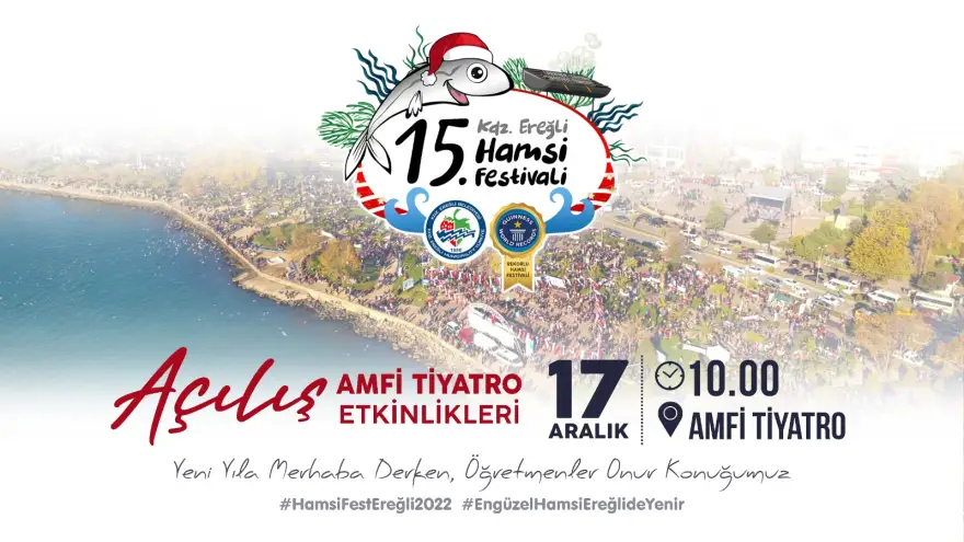 Kdz. Ereğli Hamsi Festivali’nin 15’incisi yarın yapılacak...
