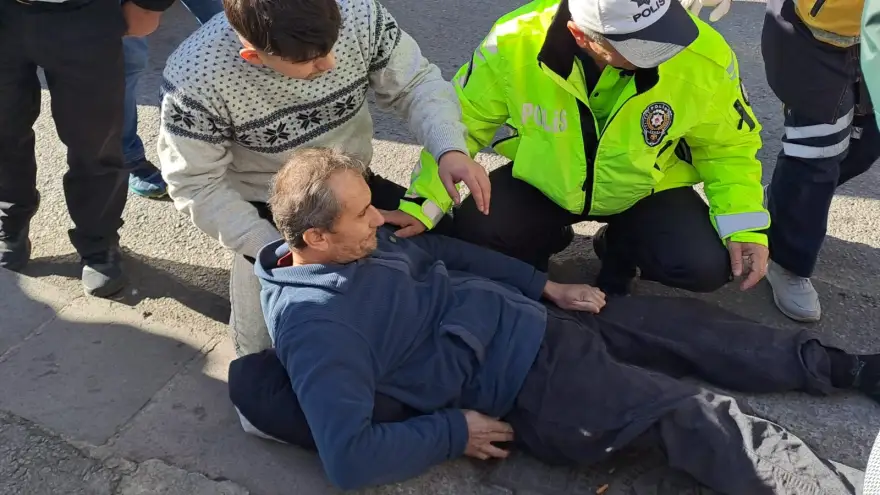 Ayağının üzerinden otomobil geçti...