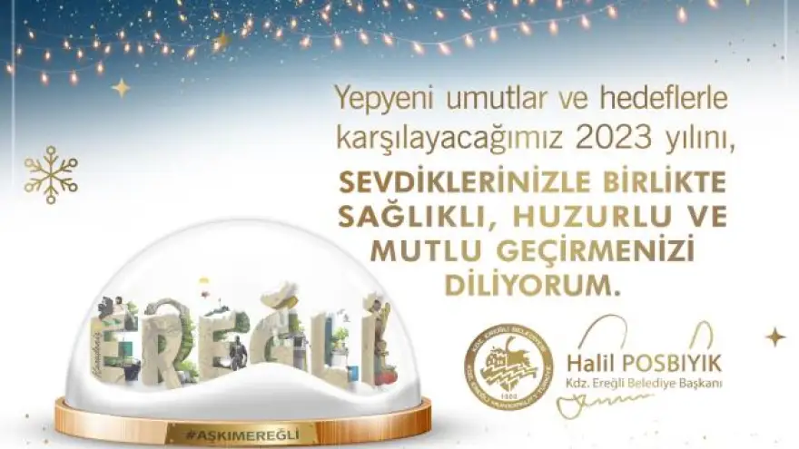 Başkan Posbıyık, yeni yılı kutladı