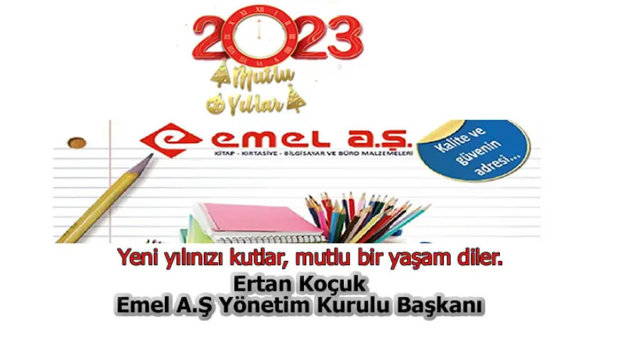 Yeni yılınızı kutlar, sağlıklı ve mutlu bir yaşam diler