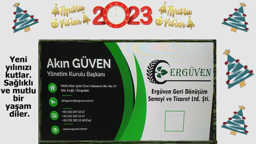 Yeni yılınızı kutlar, sağlıklı ve mutlu bir yaşam diler