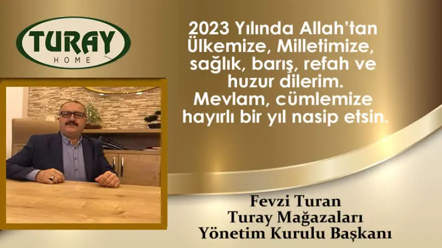 Yeni yılınızı kutlar, sağlıklı ve mutlu bir yaşam diler