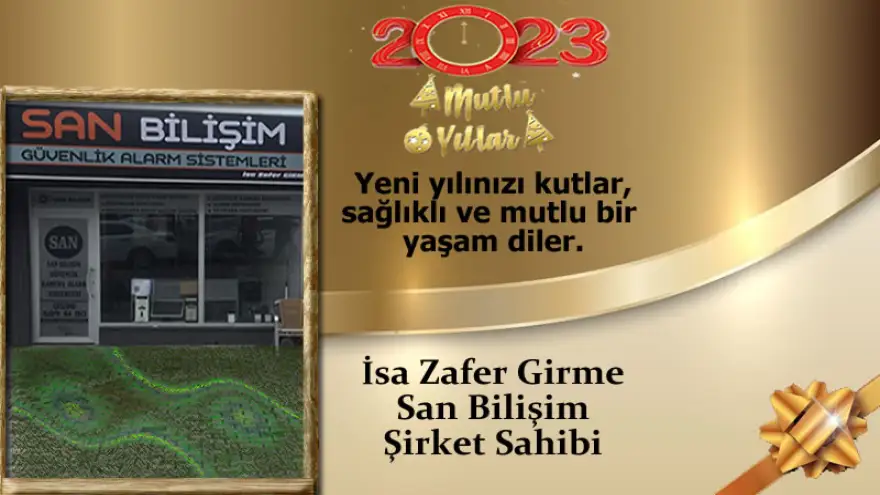 Yeni yılınızı kutlar, sağlıklı ve mutlu bir yaşam diler