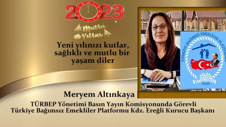 Yeni yılınızı kutlar, sağlıklı ve mutlu bir yaşam diler