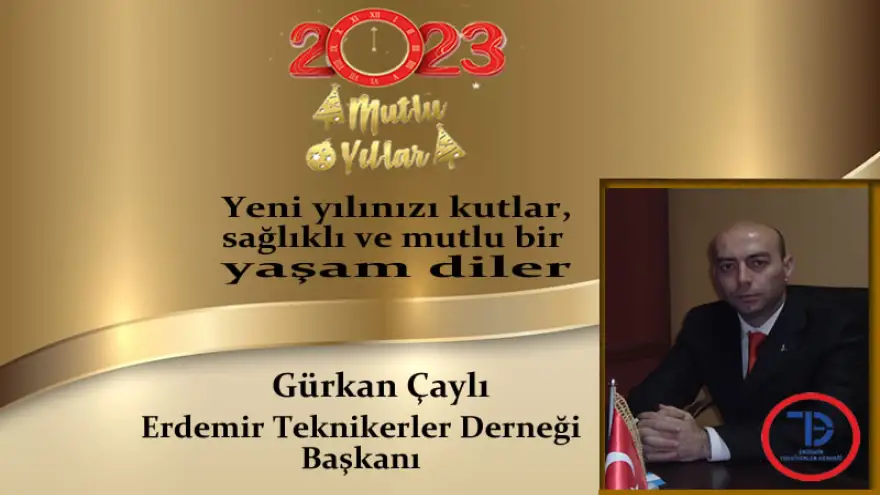 Yeni yılınızı kutlar, sağlıklı ve mutlu bir yaşam diler