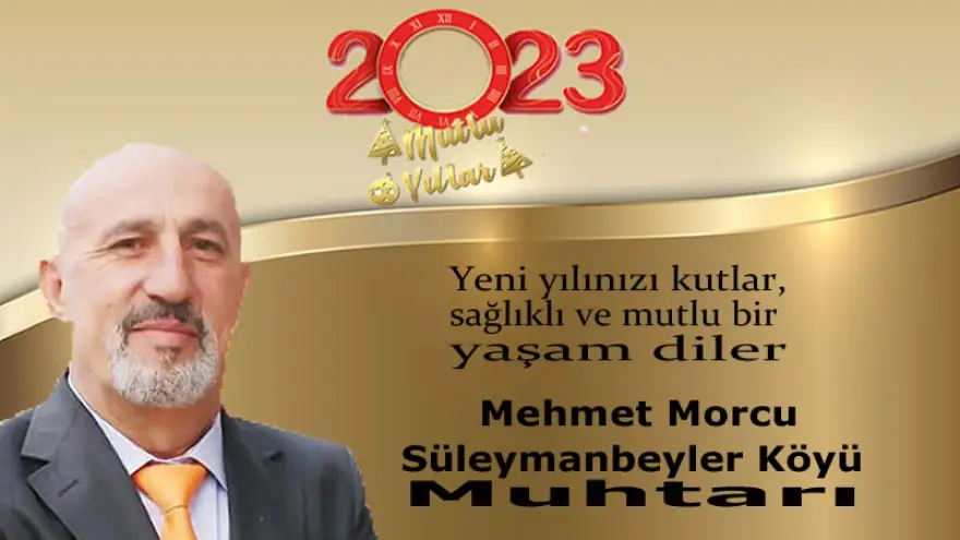 Yeni yılınızı kutlar, sağlıklı ve mutlu bir yaşam diler