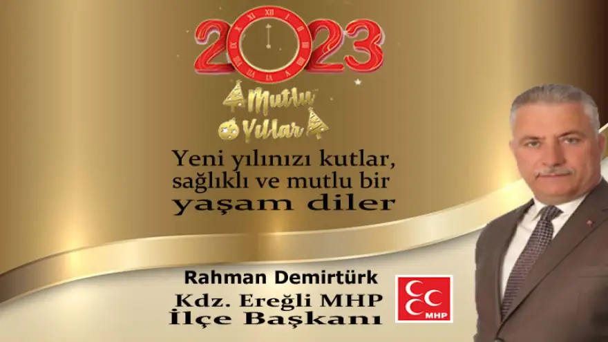 Yeni yılınızı kutlar, sağlıklı ve mutlu bir yaşam diler