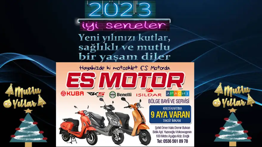 Yeni yılınızı kutlar, sağlıklı ve mutlu bir yaşam diler