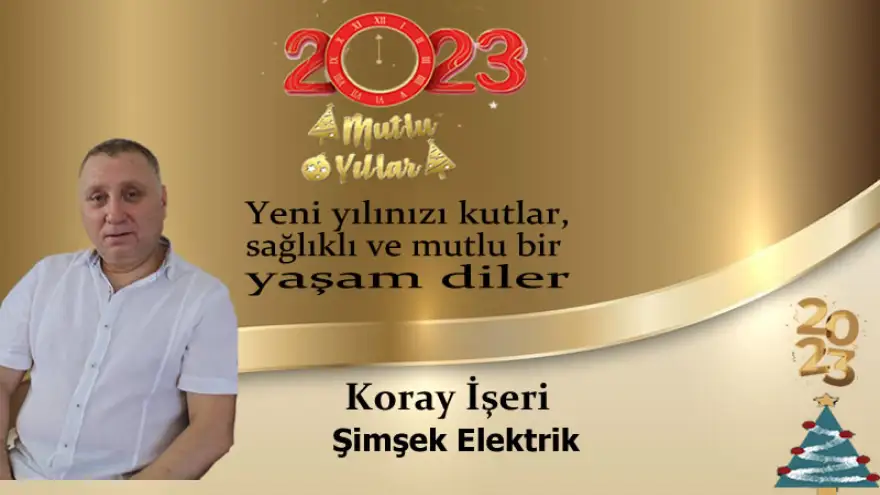 Yeni yılınızı kutlar, sağlıklı ve mutlu bir yaşam diler