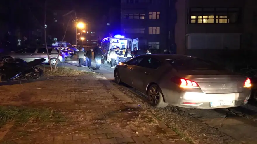 Motosiklet kazası, sürücü yaralandı...