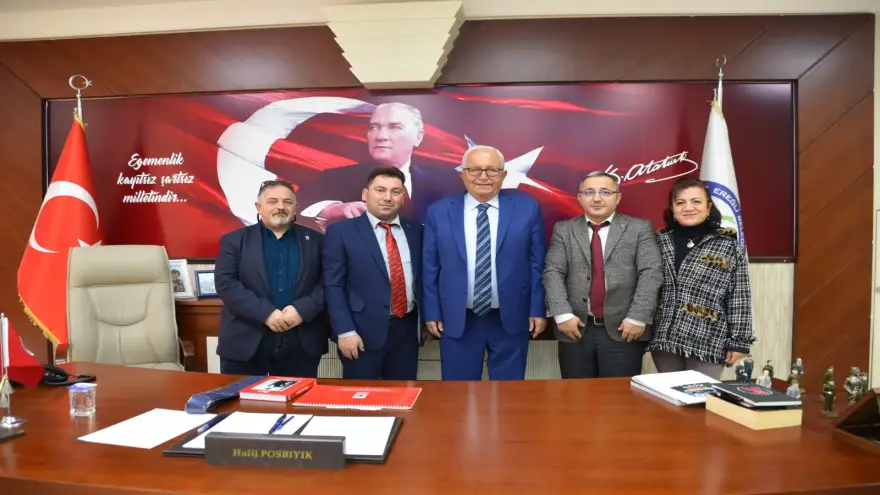 Atatürkçü Düşünce Derneği Yönetimi, Başkan Posbıyık’ı Ziyaret Etti