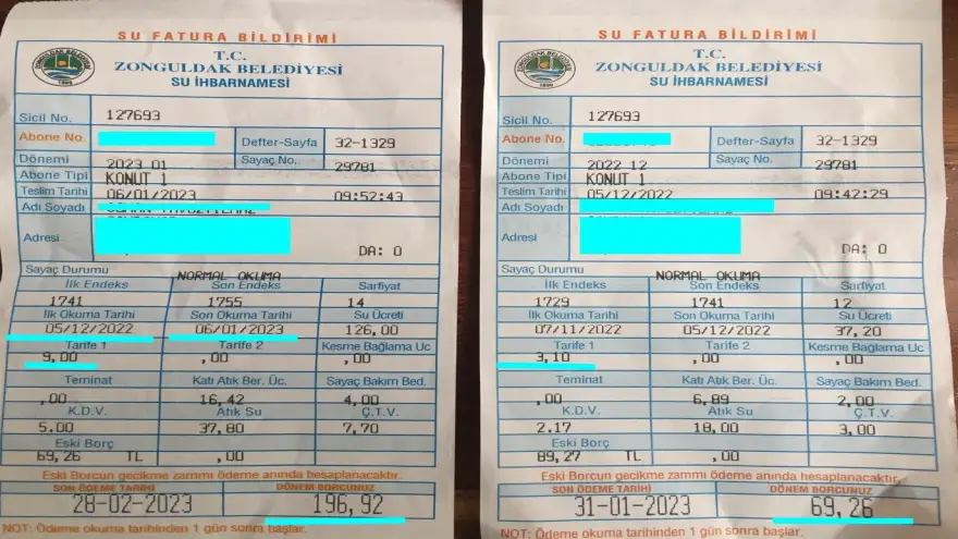 Haksız yere alınan su paraları iade oluyor!