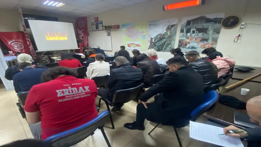 ERİDAK üyeleri güncelleme eğitiminde bir araya geldi...