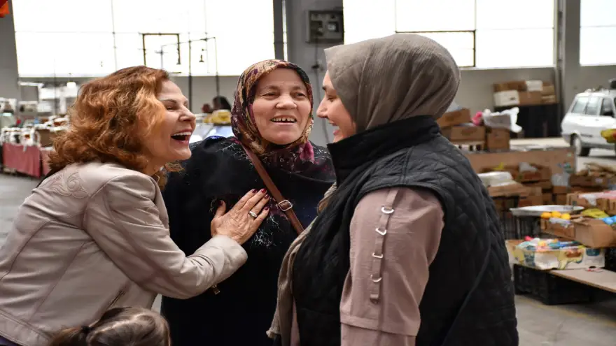 Neriman Posbıyık, seçim çalışmalarına katıldı...