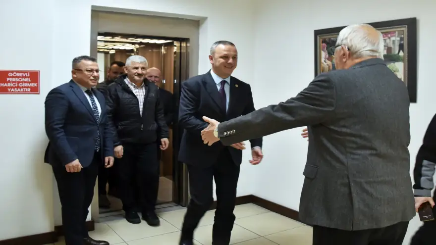 Ömer Selim Alan’dan Başkan Posbıyık’a taziye ziyareti