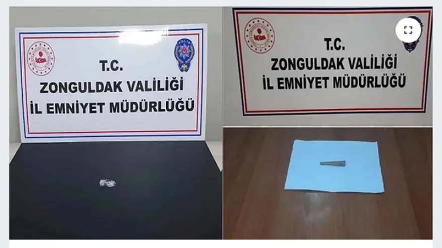 Uygulamada uyuşturucu madde ele geçirildi...