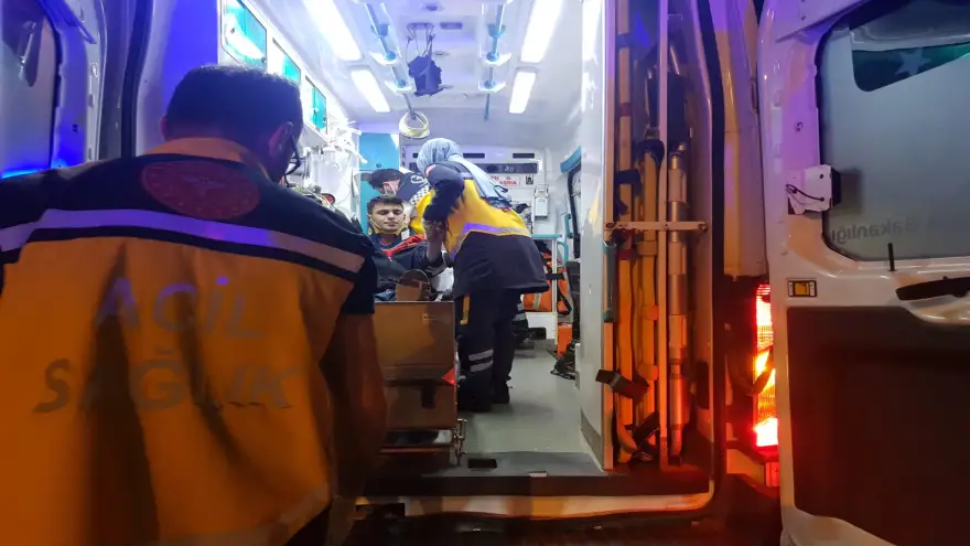 Motosiklet kazası: 1 Yaralı...