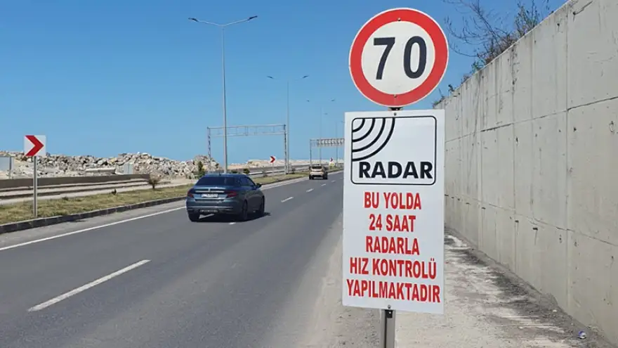 Radarla Hız Denetimi Gerçekleştirildi