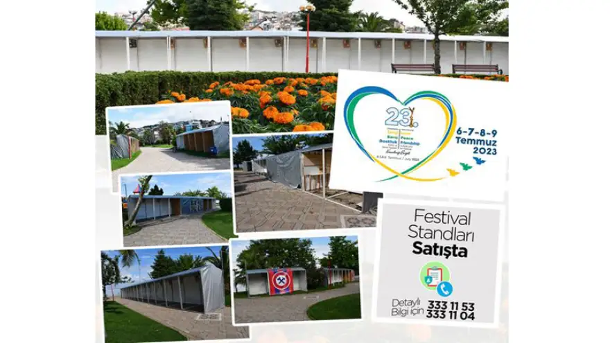 Kdz. Ereğli'de festival standları satışa çıktı