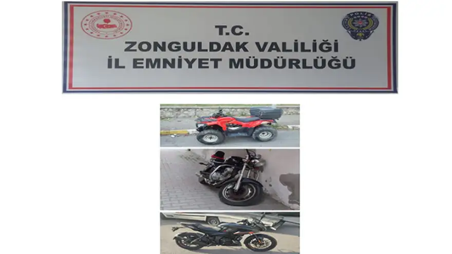 ATV ve motosiklet hırsızları yakalandı