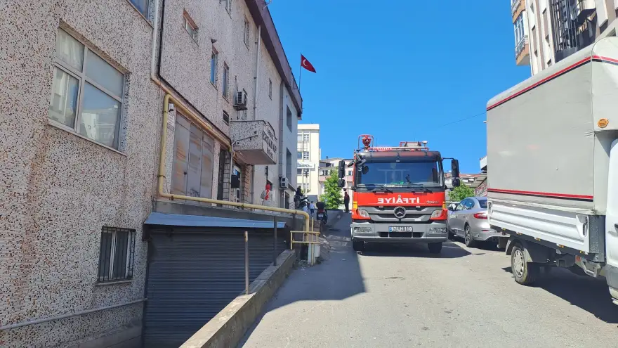 Sigara izmariti yangına neden oldu