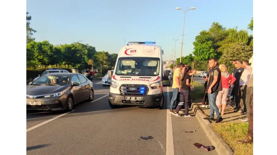 Motosikletin çarptığı yaya hayatını kaybetti