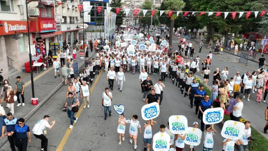 Onbinler, Kdz. Ereğli İl olsun diye yürüdü