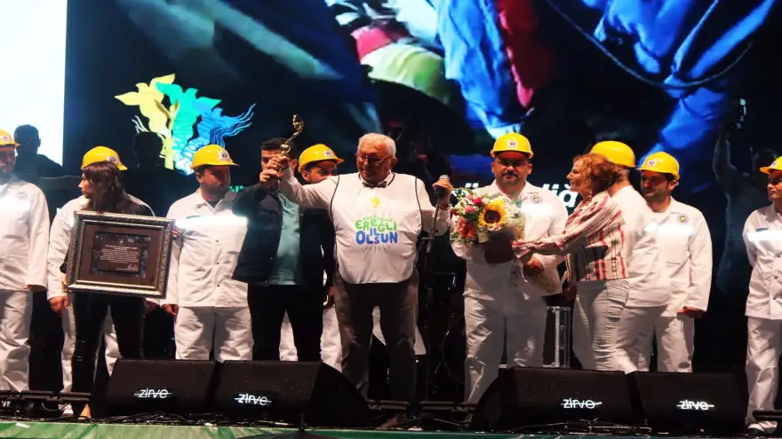 Zonguldaklı madencilere SBD Ödülü verildi...