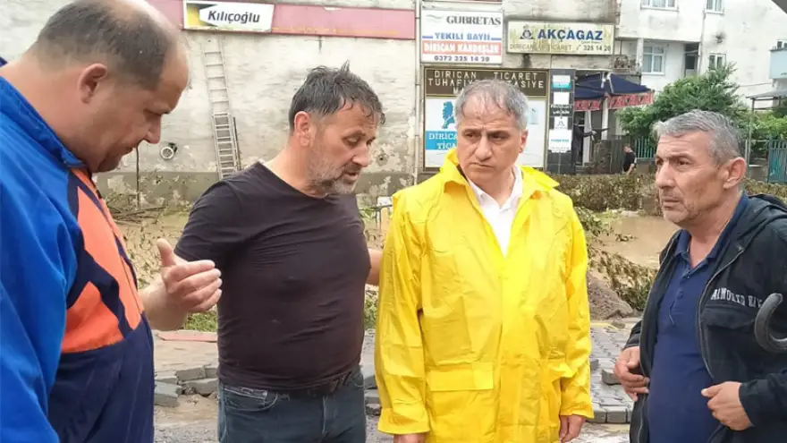 Sel ve taşkınların hasarları en kısa sürede giderilecektir...