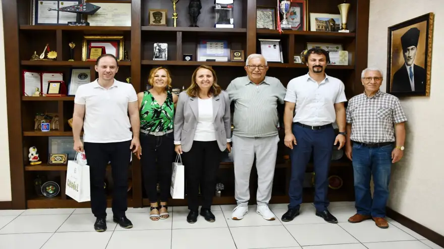 Başkan Posbıyık'ı ziyaret ettiler...