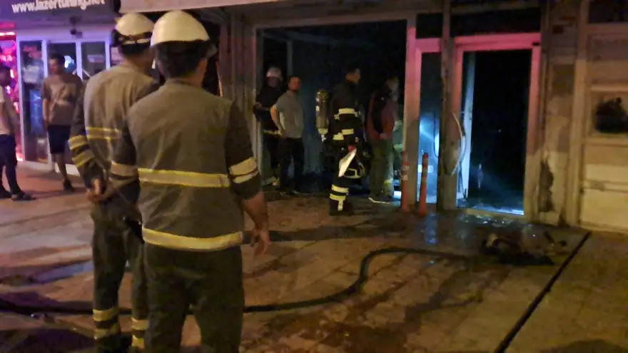 Elektrik kontağından kaynaklı yangın çıktı...